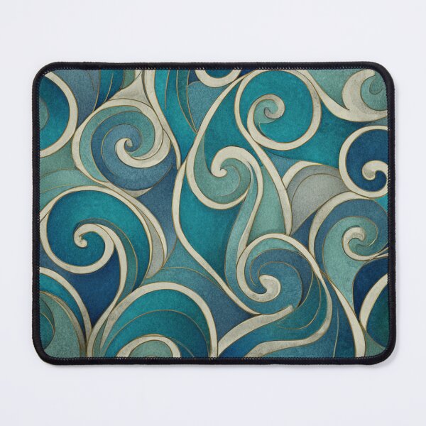 Item preview, New Zealand Māori Paua Pattern Koru Design 845 designed and sold by GrinGalore.
