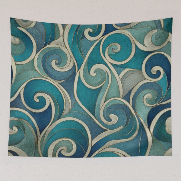 Item preview, New Zealand Māori Paua Pattern Koru Design 845 designed and sold by GrinGalore.