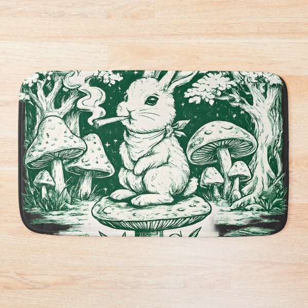 Item preview, Vintage Feeling Dope Rabbit Mushroom Psychedelic Design designed and sold by tarzbol.