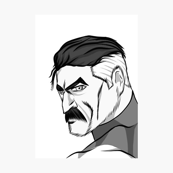 Artikelvorschau, Monochrom – DENK NACH! – (Omni-Man) – kein Hintergrund entworfen und verkauft von TheArtOfChaz.