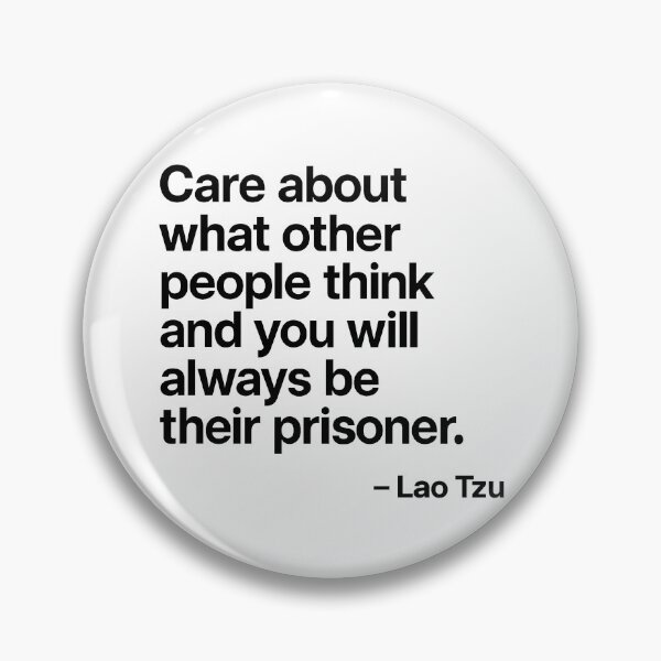 Item preview, Not a Prisoner – Lao Tzu Independence Quote (Black Font) designed and sold by TshirtsLabs.