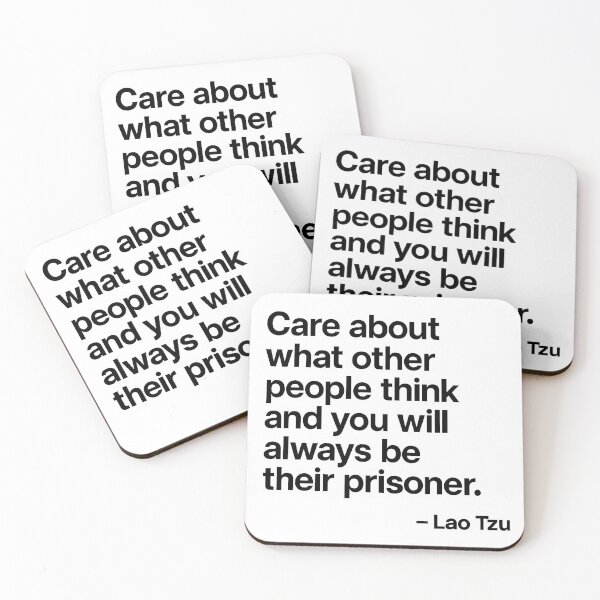 Item preview, Not a Prisoner – Lao Tzu Independence Quote (Black Font) designed and sold by TshirtsLabs.