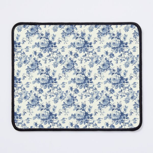 Item preview, Vintage Blue French Floral Pattern designed and sold by LouieVanille.