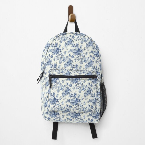 Item preview, Vintage Blue French Floral Pattern designed and sold by LouieVanille.