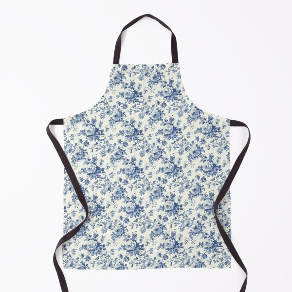 Item preview, Vintage Blue French Floral Pattern designed and sold by LouieVanille.