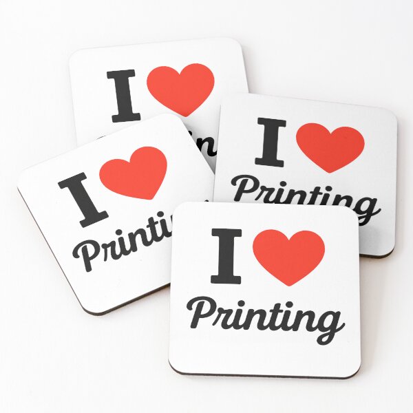 Item preview, I Love Printing | Graphic & Typography Design | Printmaking & Creative Workshop Passion designed and sold by PaintedPixels01.