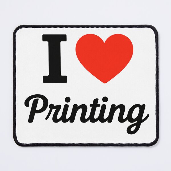 Item preview, I Love Printing | Graphic & Typography Design | Printmaking & Creative Workshop Passion designed and sold by PaintedPixels01.