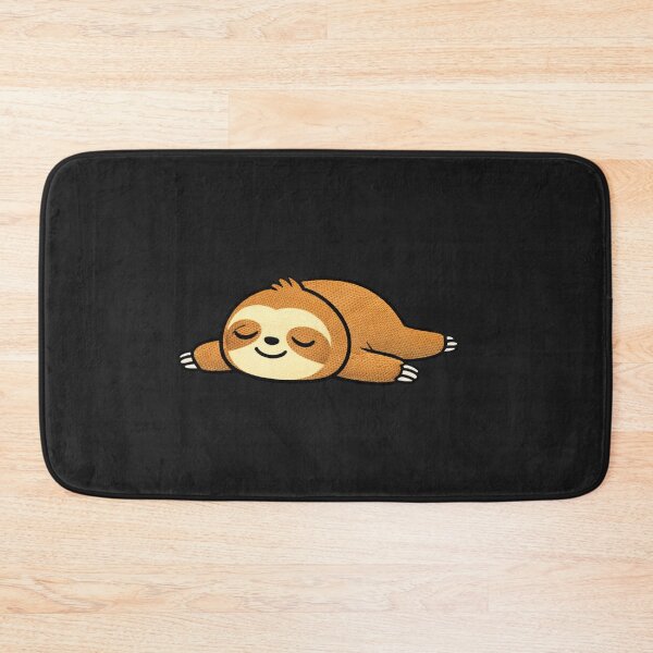 Item preview, Lazy Sloth Mood – Cute Kawaii Sleeping Sloth Funny Meme Embroidered Patch Style designed and sold by ColorSplash123.