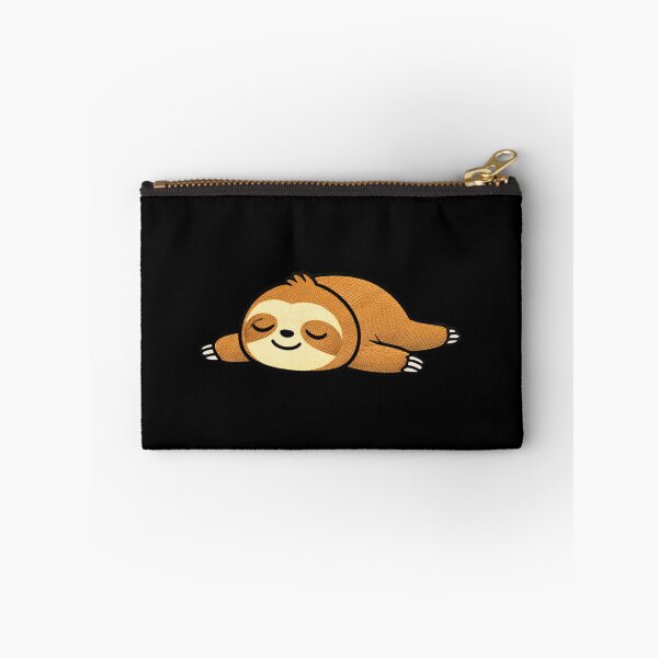 Item preview, Lazy Sloth Mood – Cute Kawaii Sleeping Sloth Funny Meme Embroidered Patch Style designed and sold by ColorSplash123.