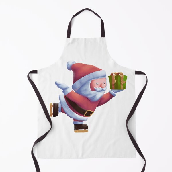 Item preview, Cute Santa Claus Skating with Christmas Gift designed and sold by Jiwingka.