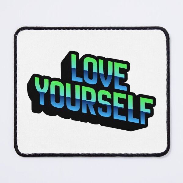 Item preview, Love Yourself Motivational Typography – Self Love Positive Affirmation Design designed and sold by SalinahYahya.