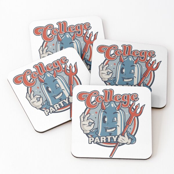 Item preview, Vintage College Party Cartoon T-Shirt | Retro Campus Party Graphic Tee designed and sold by Valisdesign.