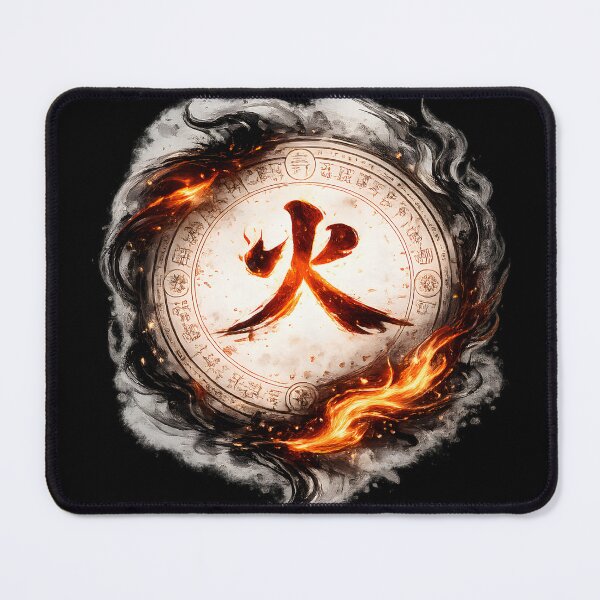 Item preview, Chinese Fire Element Magic Symbol designed and sold by ChineseMystical.