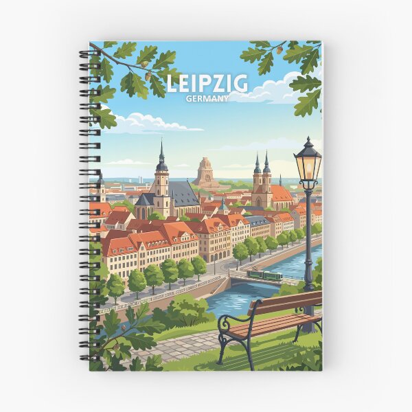Item preview, Leipzig Germany - Travel art designed and sold by Marciolini.