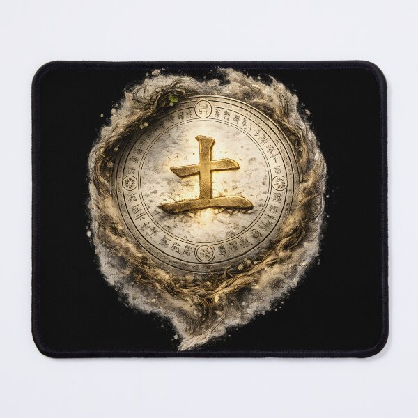 Item preview, Chinese Earth Element Magic Symbol designed and sold by ChineseMystical.