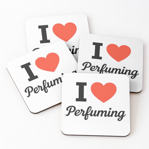 Item preview, I Love Perfuming | Fragrance & Scent Typography | Creative Perfume Enthusiast Design designed and sold by PaintedPixels01.