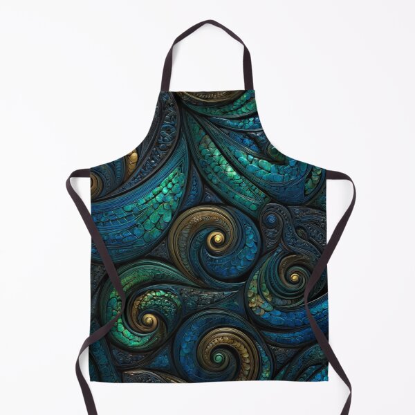 Item preview, New Zealand Māori Paua Pattern Koru Design 846 designed and sold by GrinGalore.