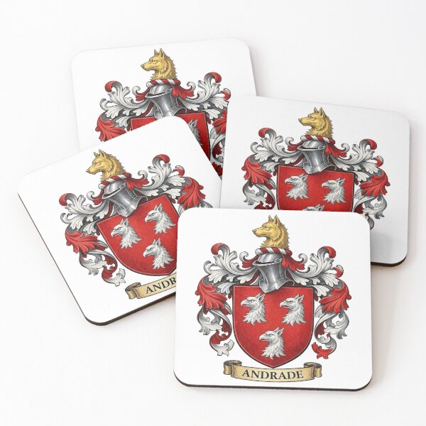 Item preview, The Andrade Family Coat of Arms designed and sold by BagTown Clans.
