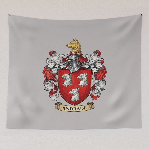 Item preview, The Andrade Family Coat of Arms designed and sold by BagTown Clans.