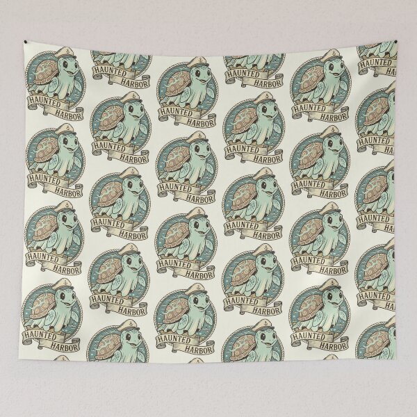 Item preview, Vintage Haunted Harbor Sea Turtle Ghost designed and sold by dreephic22.