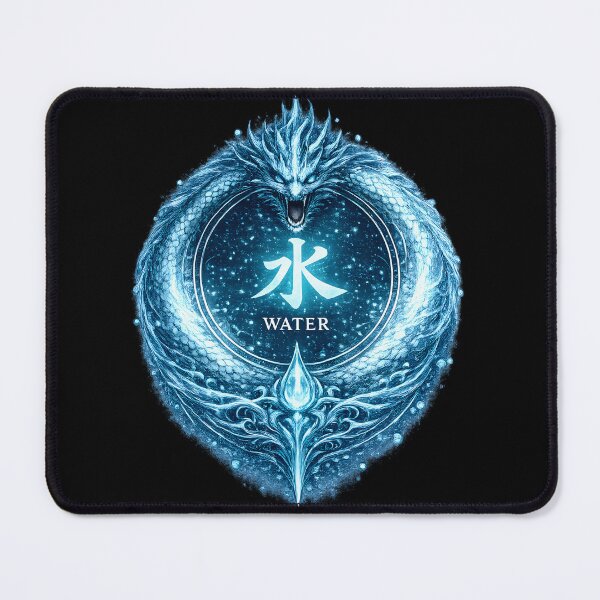 Item preview, Chinese Water Symbol Dragon Element Emblem designed and sold by ChineseMystical.