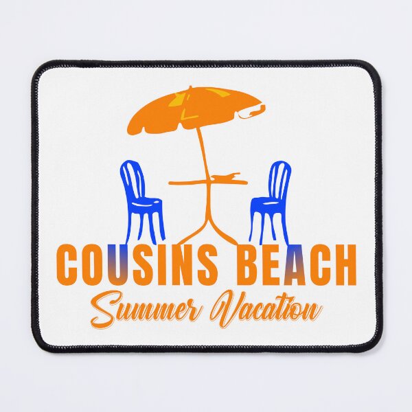 Item preview, Cousins Beach Summer Vacation Minimalist Umbrella Trip Art designed and sold by PixelWaveBD.