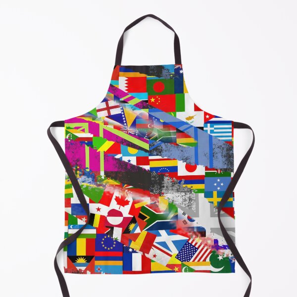 Item preview, World Flag Global Glitch Abstract Collage designed and sold by Prawny.