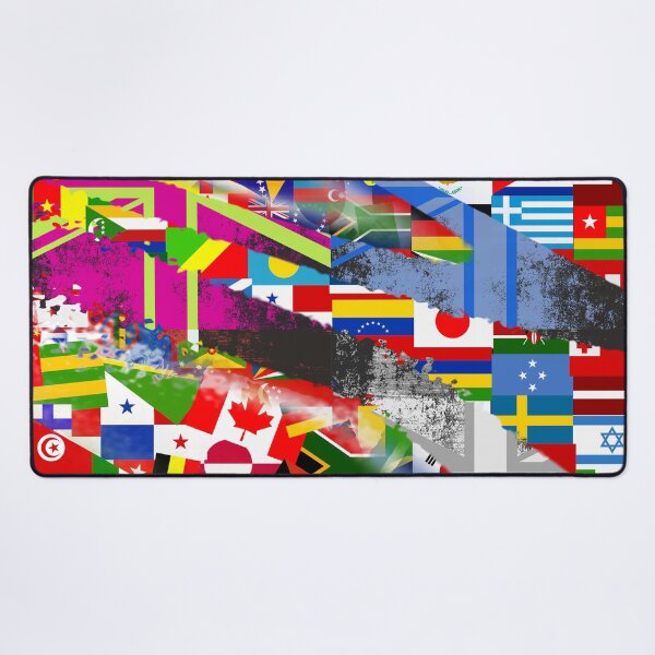 Item preview, World Flag Global Glitch Abstract Collage  designed and sold by Prawny.