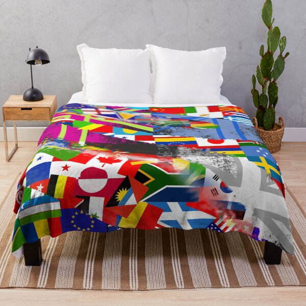 Item preview, World Flag Global Glitch Abstract Collage  designed and sold by Prawny.