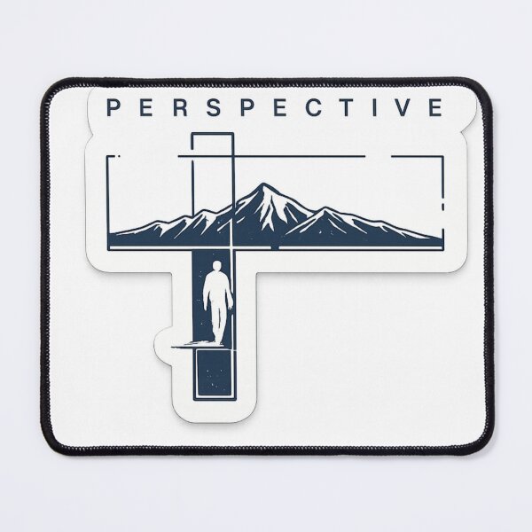 Item preview, Perspective Mountain Minimalist Design – Motivational Adventure Graphic designed and sold by Hustlewear0001.