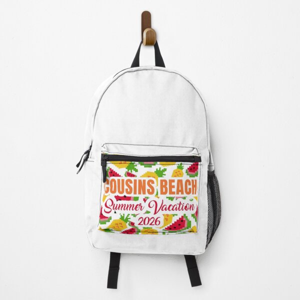 Item preview, Cousins Beach Summer Vacation 2026 Pixel Art Fruit Pattern designed and sold by PixelWaveBD.