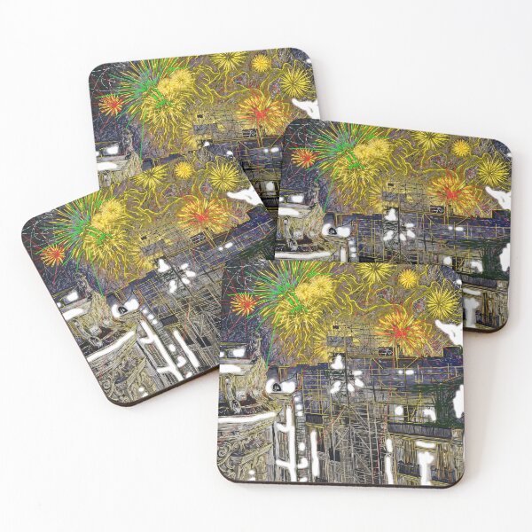 Item preview, Fireworks in Nice version 2 designed and sold by feldenstein.