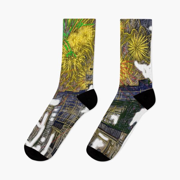 Item preview, Fireworks in Nice version 2 designed and sold by feldenstein.