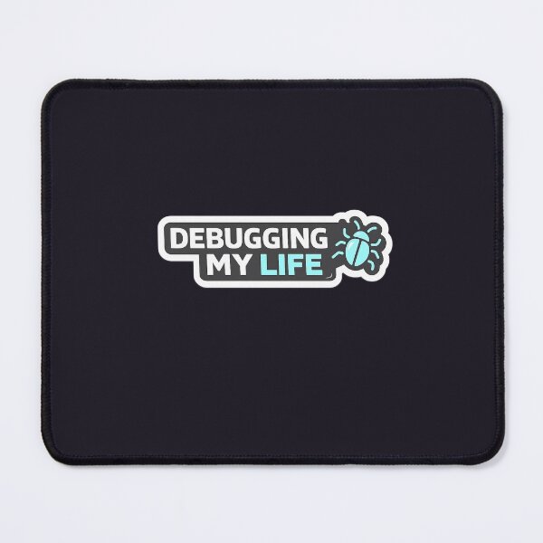 Item preview, Debugging My Life Funny Programmer Sticker designed and sold by theartizo.