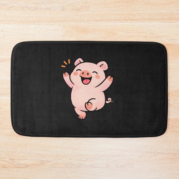 Item preview, Funny Dancing Pig – Cute Kawaii Party Pig Meme Embroidered Patch Style designed and sold by ColorSplash123.
