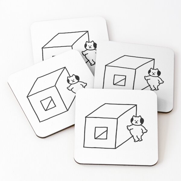 Item preview, a Cat next to ㅁ designed and sold by superbaechoo.