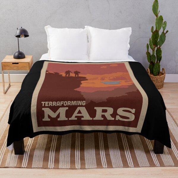Item preview, Terraforming Mars Board Game - Minimalist Travel Poster Style - Gaming Art - Board Games designed and sold by thymowalravens.