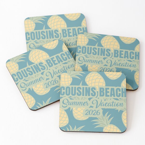 Item preview, Cousins Beach Summer Vacation 2026 Vintage Pineapple Pattern designed and sold by PixelWaveBD.