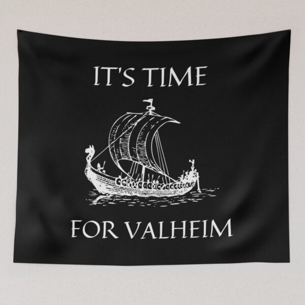 Item preview,  It'S Time For Valheim Sailing Boat designed and sold by Tsjernobyl.