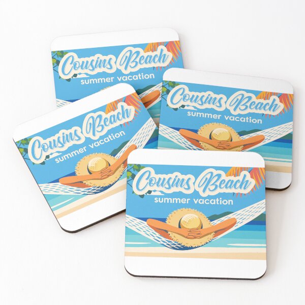 Item preview, Cousins Beach Summer Vacation Relaxing Hammock Trip Art designed and sold by PixelWaveBD.