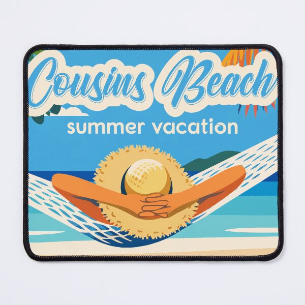 Item preview, Cousins Beach Summer Vacation Relaxing Hammock Trip Art designed and sold by PixelWaveBD.