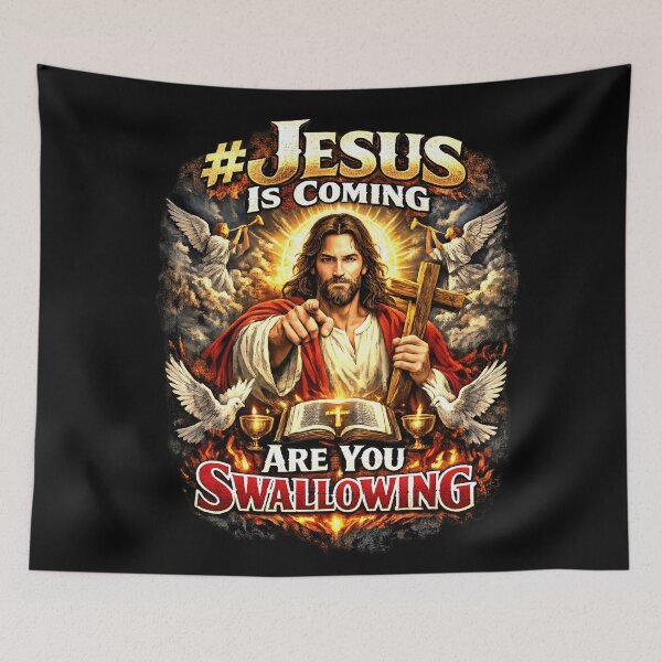 Item preview, jesus is coming are you swallowing designed and sold by Obinne.
