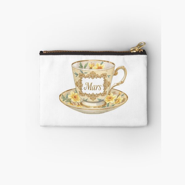 Item preview, French March Teacup Floral Sticker designed and sold by MaisonMaria.