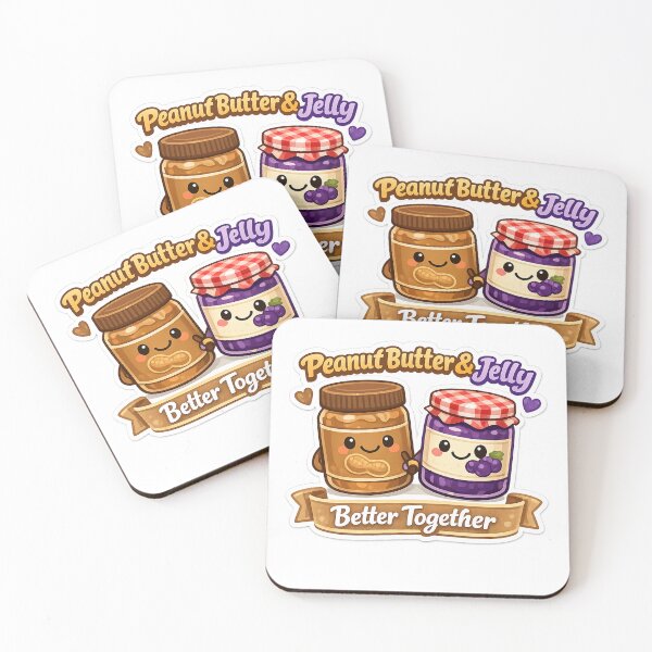 Item preview, Peanut Butter & Jelly – Better Together Sticker designed and sold by Trigart-art.