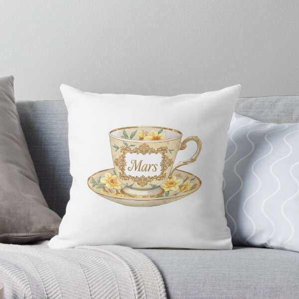 Item preview, French March Teacup Floral Sticker designed and sold by MaisonMaria.
