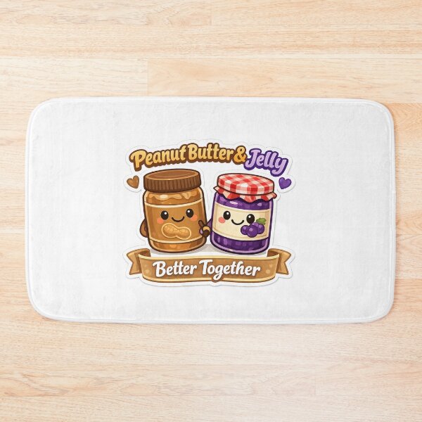 Item preview, Peanut Butter & Jelly – Better Together Sticker designed and sold by Trigart-art.