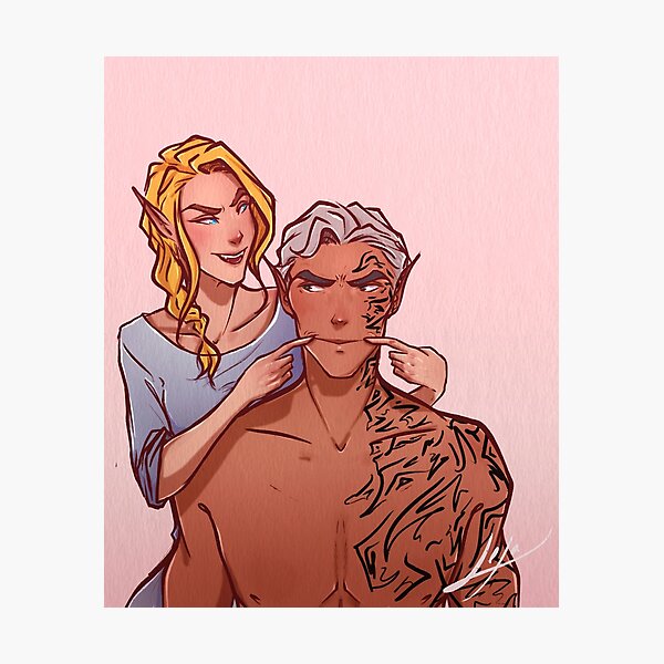 Rowan and Aelin Photographic Print