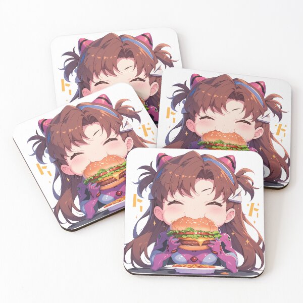 Item preview, Makinami Mari Evangelion Chibi Burger Fun designed and sold by earlobejerk.