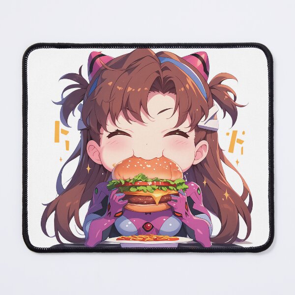 Item preview, Makinami Mari Evangelion Chibi Burger Fun designed and sold by earlobejerk.