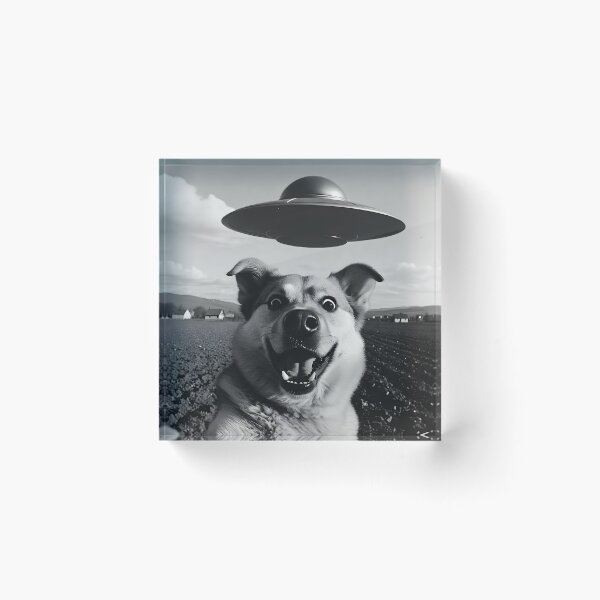Item preview, Funny Adopted Dog Selfie with Alien UFO Cute Puppy Adoption Lover designed and sold by Jokerstyle.